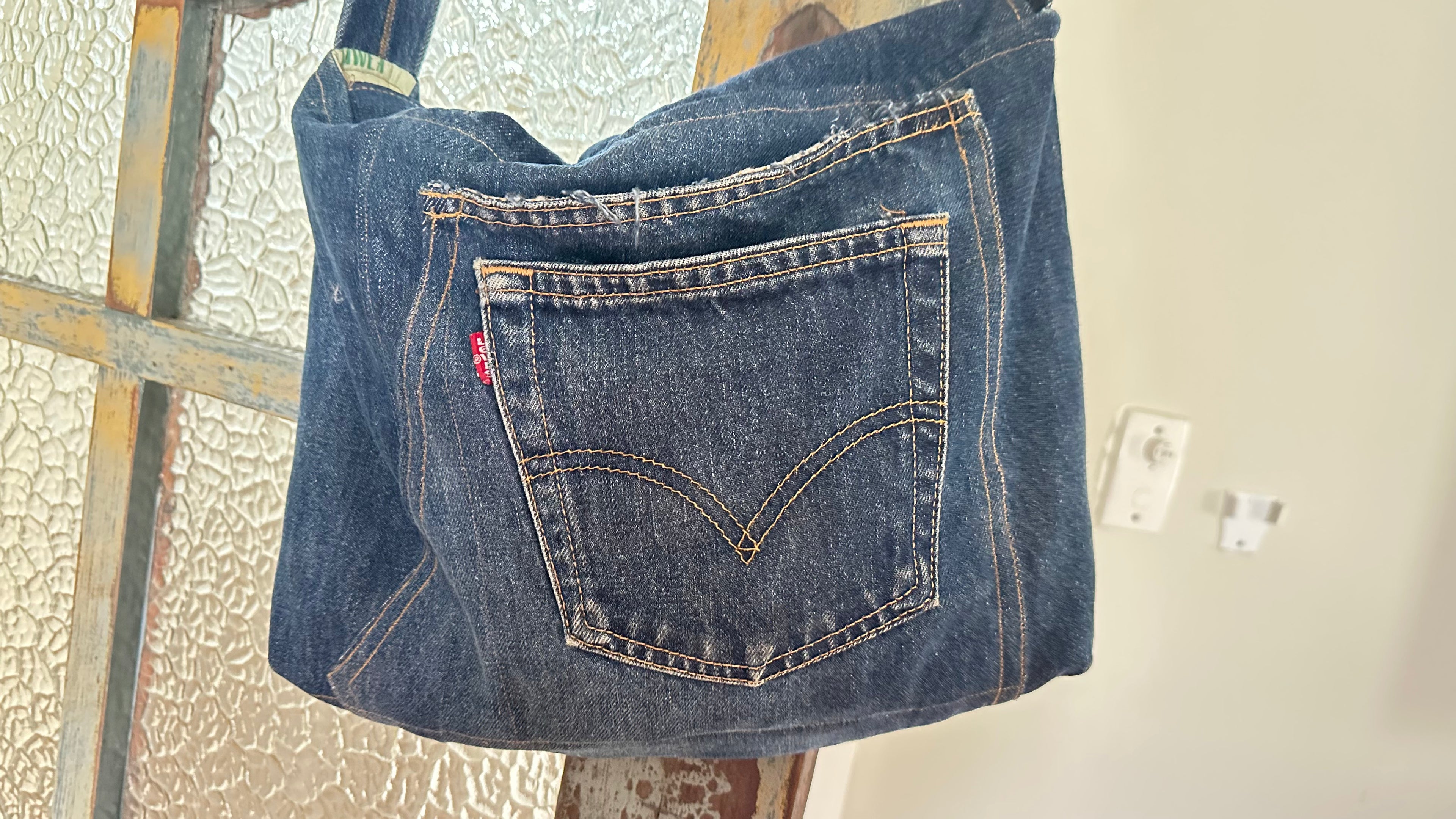 TATAWEA Handmade Crossbody Bag Levi Denim