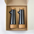 LIGA oil and vinegar dispensers Black