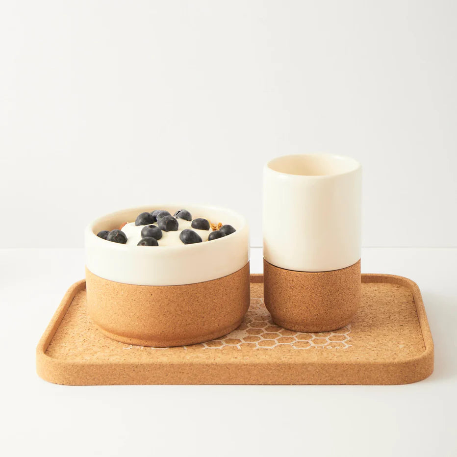 LIGA Breakfast Set - Bowl and Cup Cream